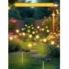 2 Pack Solar Garden Lights Outdoor,16 LED Solar Dandelion Bee
