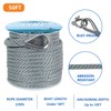 Anchor Rope 50 Ft x 3/8 Inch Premium Solid Braid