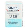 Kirk's Gentle Castile Soap Bar Fragrance Free 3 Pack, Non