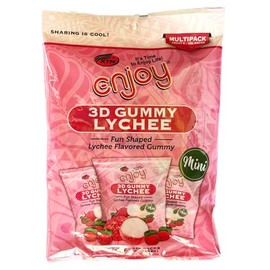 Enjoy Hawaii 3D Fun Shaped Mini Lychee Gummy Multipack