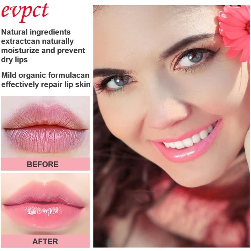 Bálsamo labial evpct – Set de 3 tonos rosa melocotón
