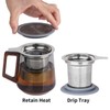 Vaincre Extra Fine Mesh Tea Infuser/Strainer, Stainless Steel Loose Leaf