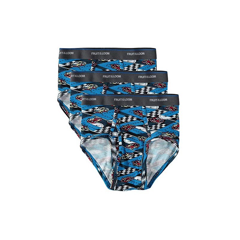 Fruit of the Loom Boys Cotton Brief (Multipack) (Assorted (Pack