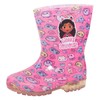 Gabby's Dollhouse Girls Light Up Wellington Boots UK 7 Child