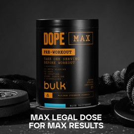 Bulk Dope Max Pre-Workout Powder, 563 g, 3g Creatine