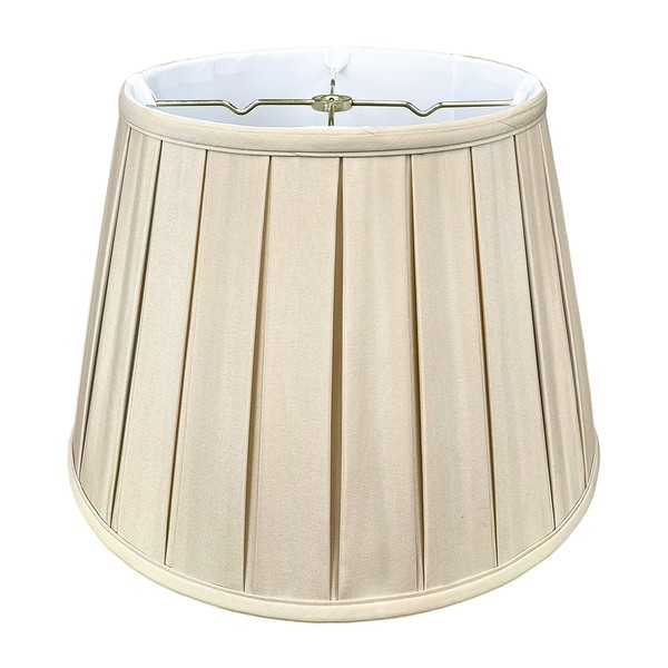 Royal Designs BSO-724-14BG Empire English Pleat Basic Lamp Shade, 10"