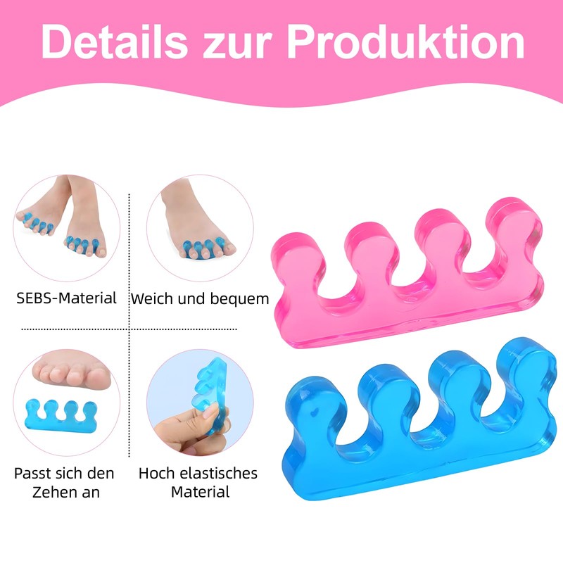 Uncle yang SEBS Toe Separators - 4-Piece Hallux Valgus Correction