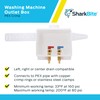 SharkBite 1/2 Inch x 3/4 Inch MHT Washing Machine Outlet