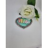 Spring (Stream) Handmade Nail Tips - Short Straight Coffin /