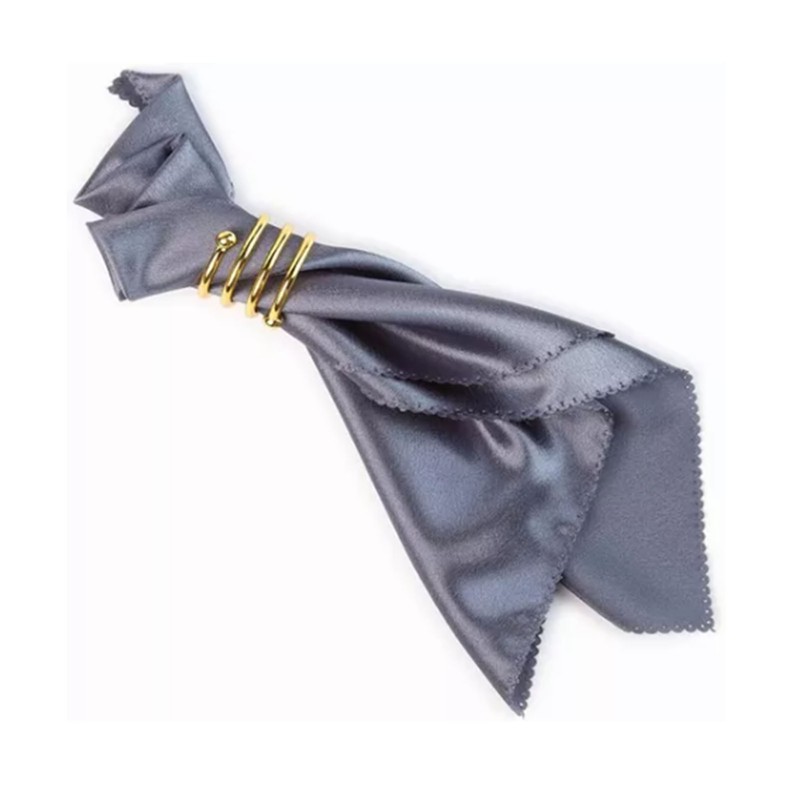 12pcs Napkin Ring Spiral Washable Decorative Metal Napkin Holder Ring