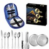 Hawk Zing Multi-functional Equipment Set, Camping Cooking Utensil Set, Compact,