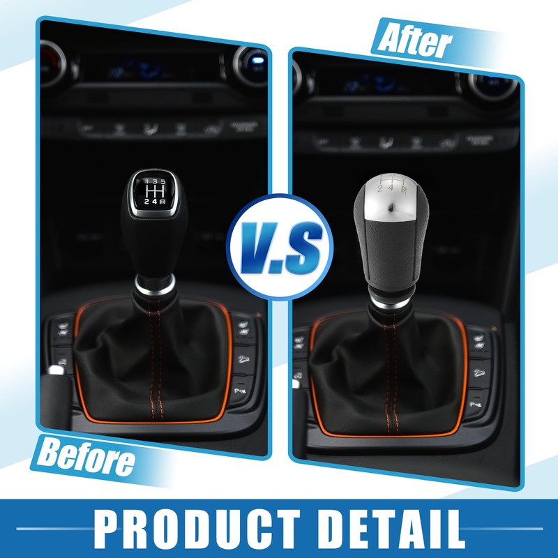 A ABSOPRO 5 Speed Manual Transmission Shift Knob Car Shift