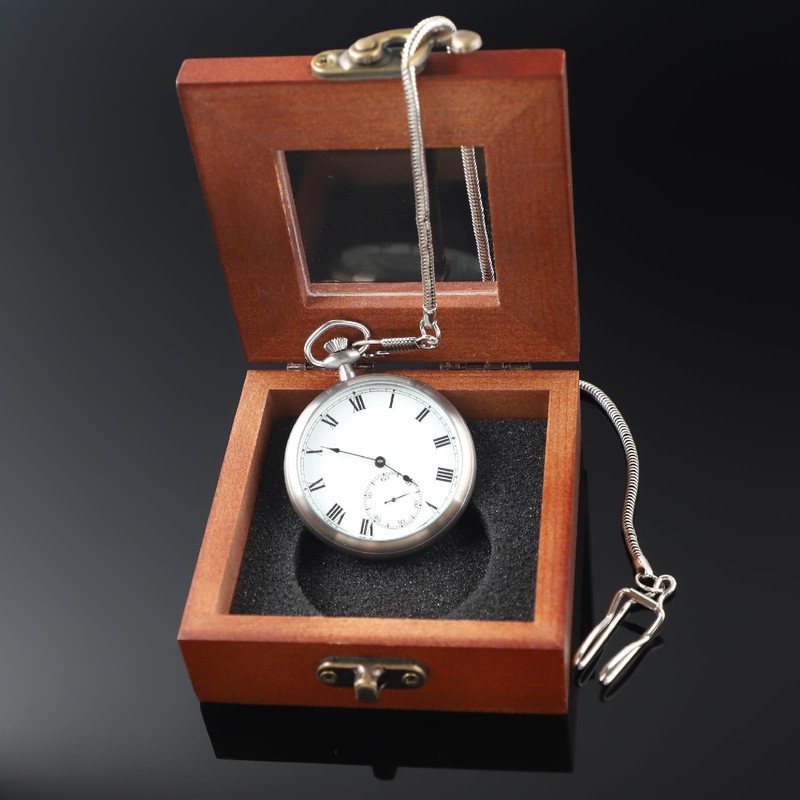 Tiong Luxury Pocket Watch Box Wooden Box Single Gift Box