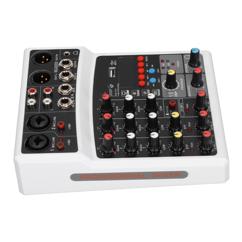 BMG‑04D 4 Channel Mixer 48V Phantom Power Stereo Recording 4