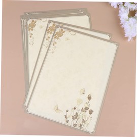 OHPHCALL 40PCS Chinese Style Vintage Writing Paper Smooth Ancient Rhyme Letter Stationery for Home Office School Unique Crafting and Note Taking