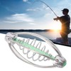 10PCS Stainless Steel Spring Fishing Feeder Bait Cage Holder Tackle