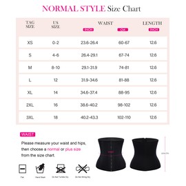Nebility Waist Trainer for Women Zipper Tummy Control Shapewear Plus Size Waist Cincher Corset Faja Body Shaper Sport Girdle(Black Normal Size,Large)
