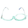 Calabria Flip Up Magnifying Makeup Reading Glasses +5.00 Olive Eye