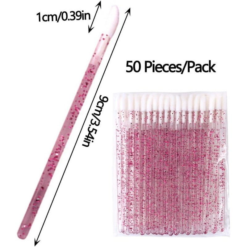 Set of 500 Disposable Lip Brushes, BetterJonny 3.5 inches (9