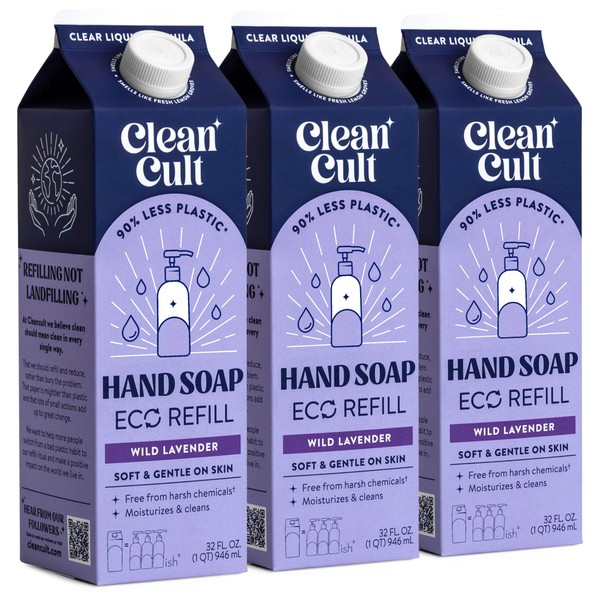 Cleancult Cleancult Liquid Hand Soap Refills - Wild Lavender -