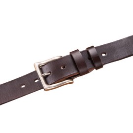 Glamicci Mens Belts Leather | Black Leather Belts for Men | Mens Leather Belts |Black Belt - 1.5" /38mm (1023Brown, 40-42" waist -125cm/49” Strap)
