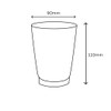 DeinPack Pack of 25 Coffee Cups Brown - Double-Walled Insulated