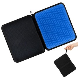 MAYOKIAAR NewLarge Soft Gel Seat Cushion, Honeycomb Design Double Thick Gel Travel Cushion,for Car Office Home Wheelchair&Chair