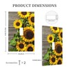 Wood Light Switch Covers 1 Toggle Sunflowers Rustic Single Toggle