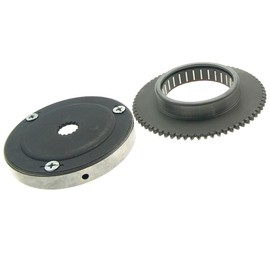 2EXTREME Starter Freewheel with Starter Ring 16 mm Compatible with Explorer ATU Race GT50, GENERIC XOR, Cracker 50 Spin 50 GE, KEEWAY RY6 50, CPI Oliver City 50, RY8 50, AGM Firejet YY50QT-27