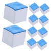 NOLITOY 12Pcs Professional Billiard Cue Chalk Cubes Durable Snooker Pool