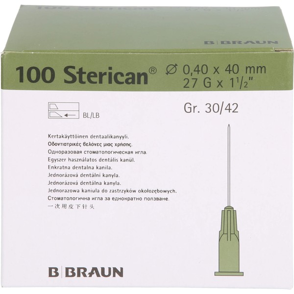 Nicht vorhanden STERICAN DENT KA L 0,40X40, 100 St KAN
