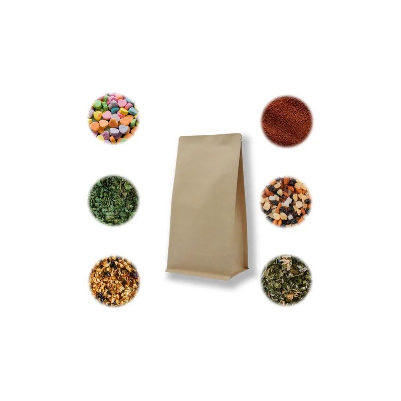 Bolsa Fondo Plano 454g - Papel Kraft - Sin Zipper