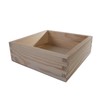Square Wooden Open Display Presentation Box | 16 x 16