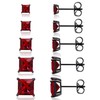 MDFUN Earrings for Men 316L Stainless Steel 5 Pairs Stud