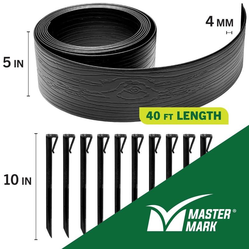 MASTER MARK Terrace Board, Landscape Coiled Edging, Grass Barrier, Bender