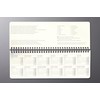 SIGEL C2682 Desk Calendar Landscape Calendar 2026, Large, Dark Blue,