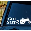Bluegrass Decals Antique Tractor Pull Sled Decal Sticker for Car