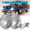 Unbranded Pair For Ford Deluxe 1939-1951 7" Inch Round LED