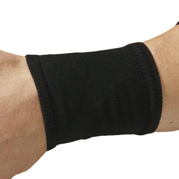 D&M ATHMD Wrist Supporter, Fixed, Protection, Pain Protection, Level 3, Proper Tightening, Sleeve Type, For Wrists, Made in Japan, Black, One Size Fits Most