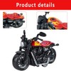 MaSif Creative Toy Motorcycle Made of Alloy Motorcycle Simulation Boomerang