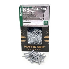Huttig Grip 1-1/4 in Joist Hanger Nails Galvanized Finish 9 gauge 5 lb 745 pcs