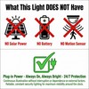 XXBSAZ 100W LED Flood Lights Outdoor, Plug-in & Hardwired Security