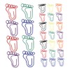 Operitacx 2sets Little Feet Paper Clip Paper Popcorn Office Sharps