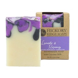 Lavender & Rosemary Handmade Soap Bar | Bar Soap with Shea Butter, Natural Soap
