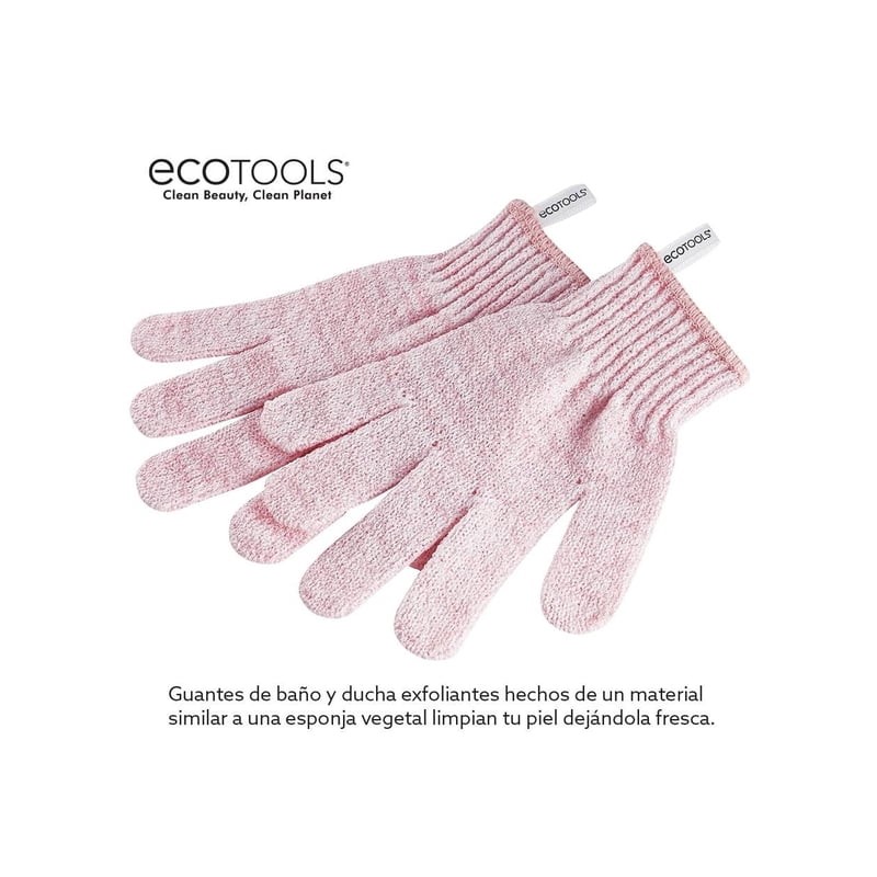 Guantes de ducha Ecotools y baño exfoliantes 1 par