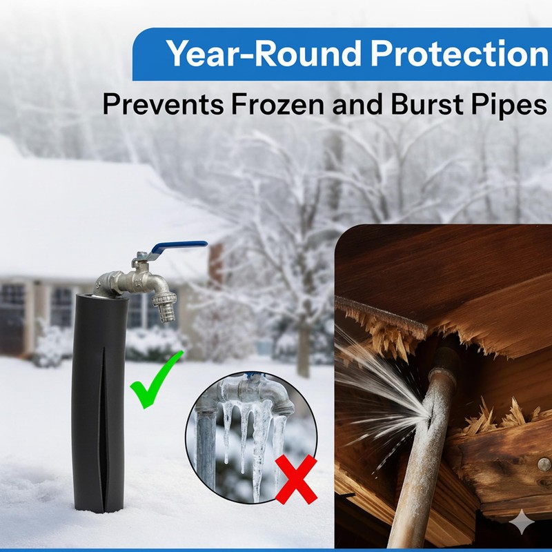 Foam King Insulating Foam Pipe Covers - 12 Pack Choose