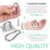 Keadic Eyes Plate Marine Hardware Hooks and Snap Hook with