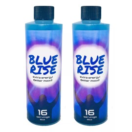 Unbranded Blue Rise Energy Similar to RedDawn Energy 8oz bottle