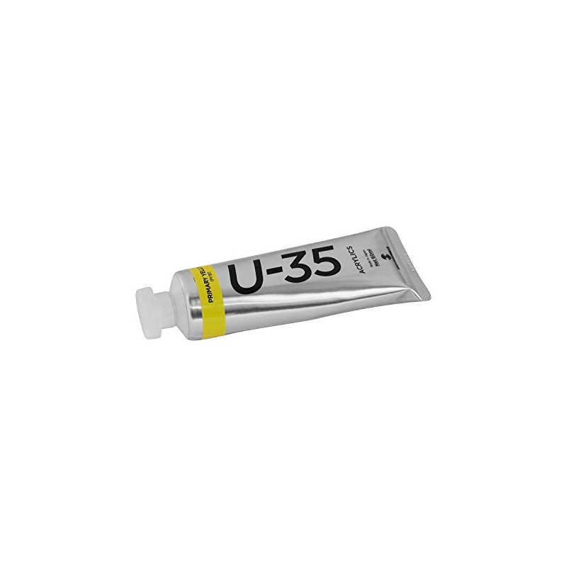 Turner Color UA060120 U-35 Acrylic, Primary Yellow, 2.4 fl oz