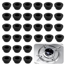 Henxing Pack of 30 rubber grommets, pot carrier rubbers, rubber feet, rubber grommets for pot supports with 5 mm rods, compatible with pot supports Dometic Smev and Thetford